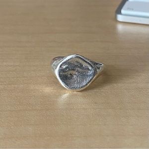 Catori Life Water Signet Ring Sterling Silver Size 7